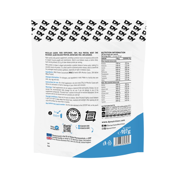 Micellar Casein Protein, DY Nutrition, 907g, 30 Servings